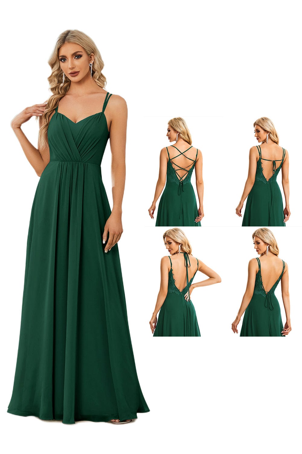 Top Picks Emerald Green Bridesmaid Dresses #style_ES01692DG