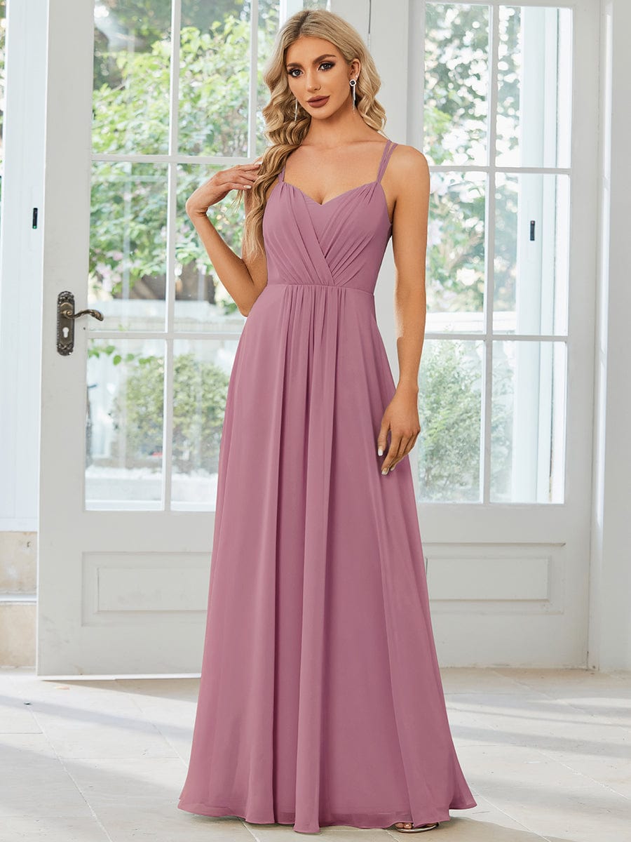 Purple Orchid Bridesmaid Dresses #style_ES01692OD