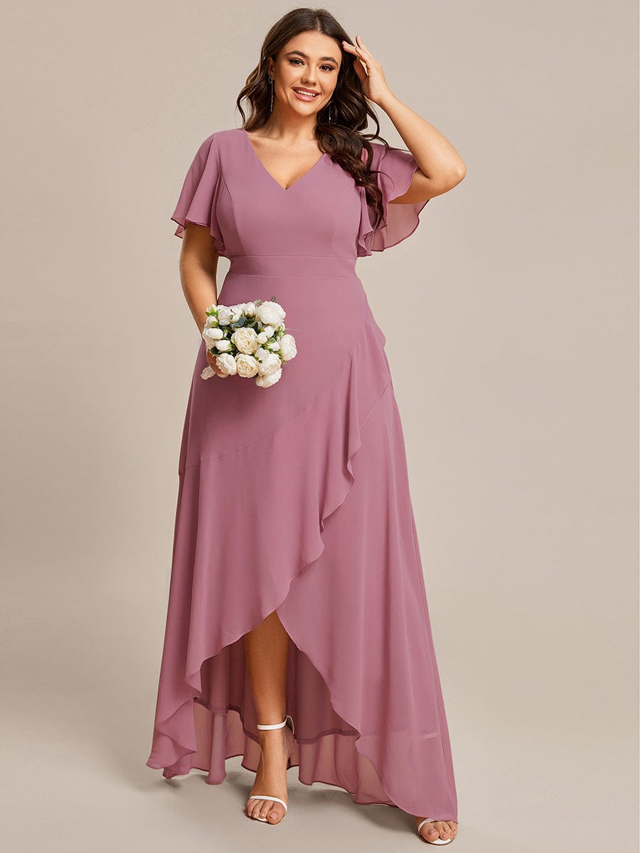 Purple Orchid Bridesmaid Dresses #style_ES01749OD