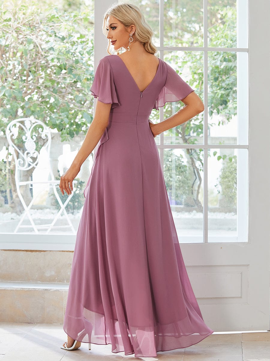 Purple Orchid Bridesmaid Dresses #style_ES01749OD