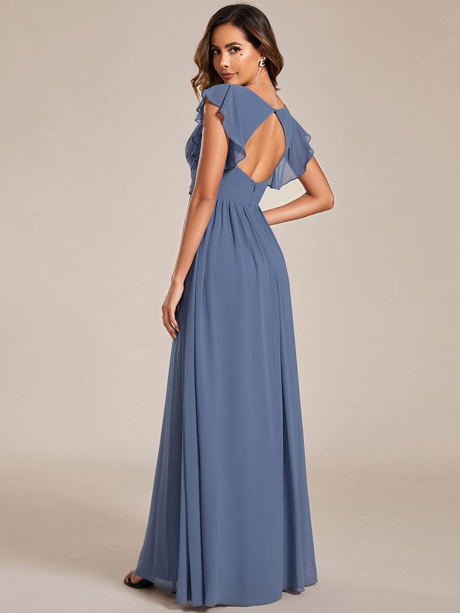 Blue Bridesmaid Dresses #style_ES01819DN