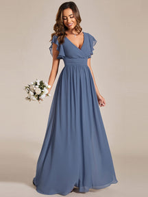 Blue Bridesmaid Dresses #style_ES01819DN