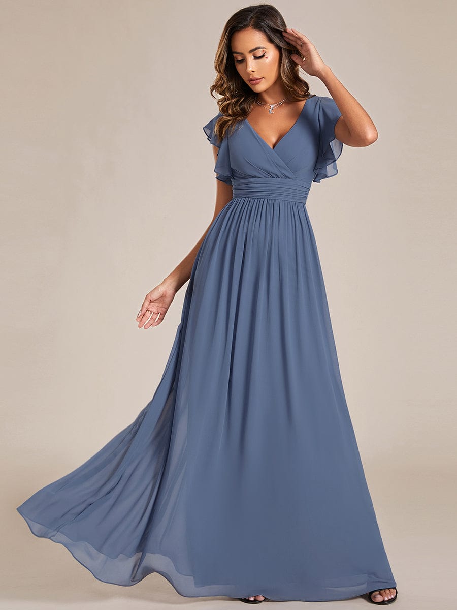 Blue Bridesmaid Dresses #style_ES01819DN