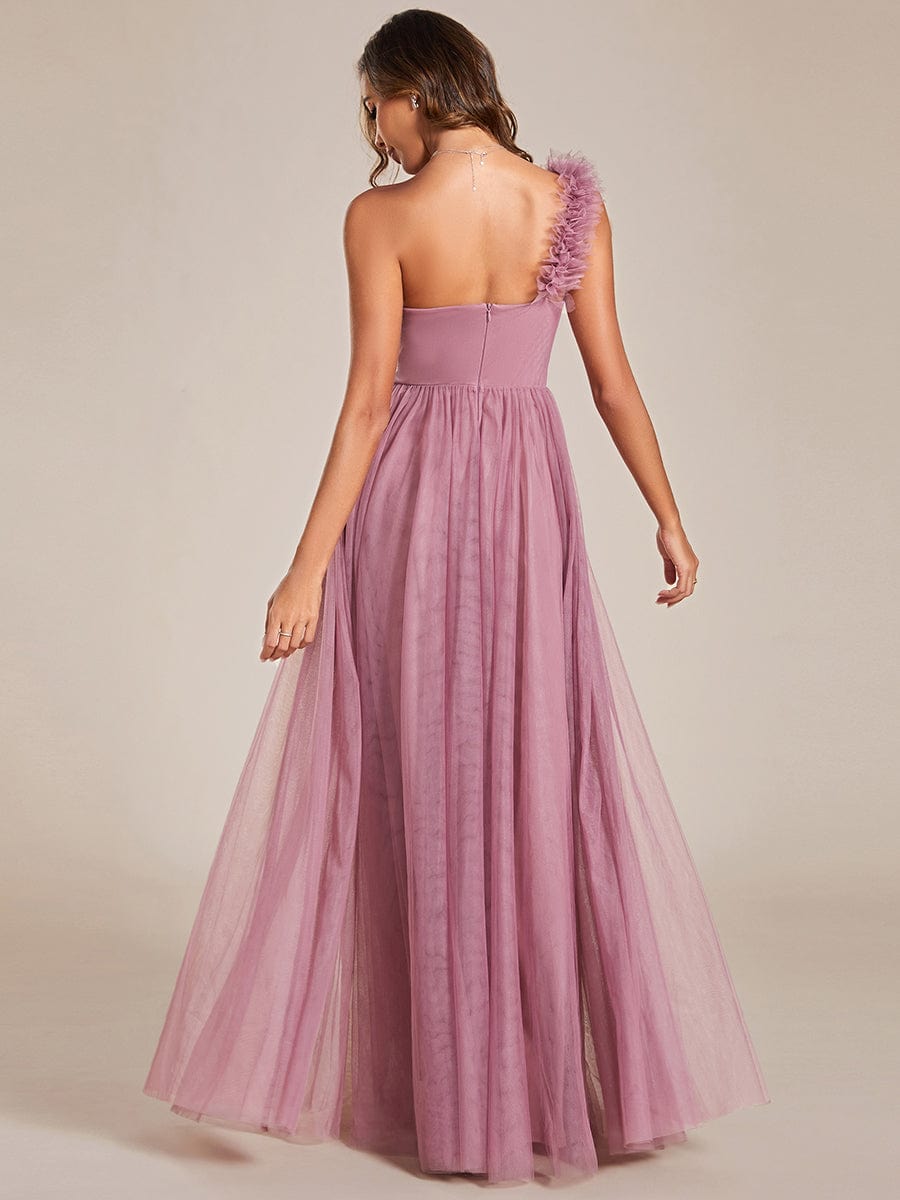 Purple Orchid Bridesmaid Dresses #style_ES01911OD