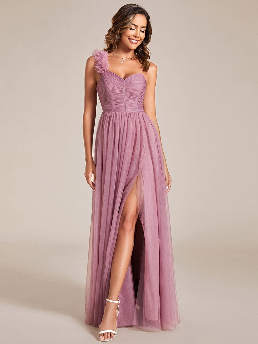 Purple Orchid Bridesmaid Dresses #style_ES01911OD