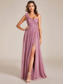 Purple Orchid Bridesmaid Dresses #style_ES01911OD