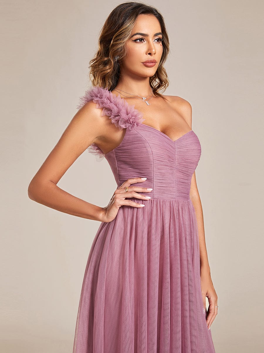 Purple Orchid Bridesmaid Dresses #style_ES01911OD