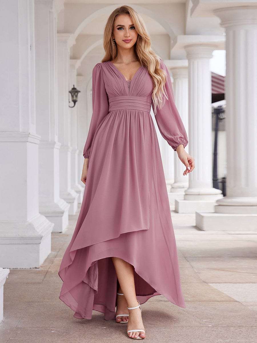 Purple Orchid Bridesmaid Dresses #style_ES02043OD