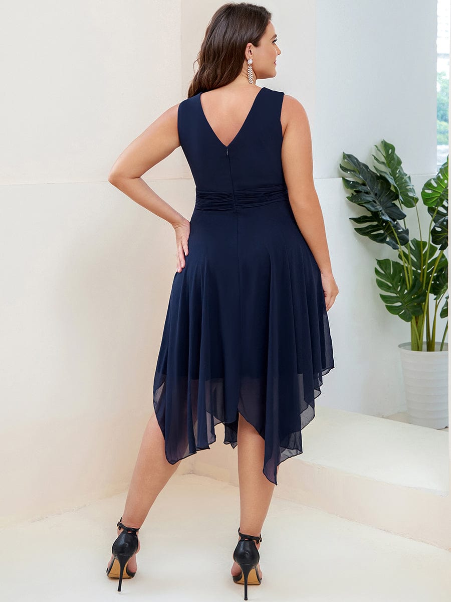 Navy Blue Bridesmaid Dresses #style_ES03143NB