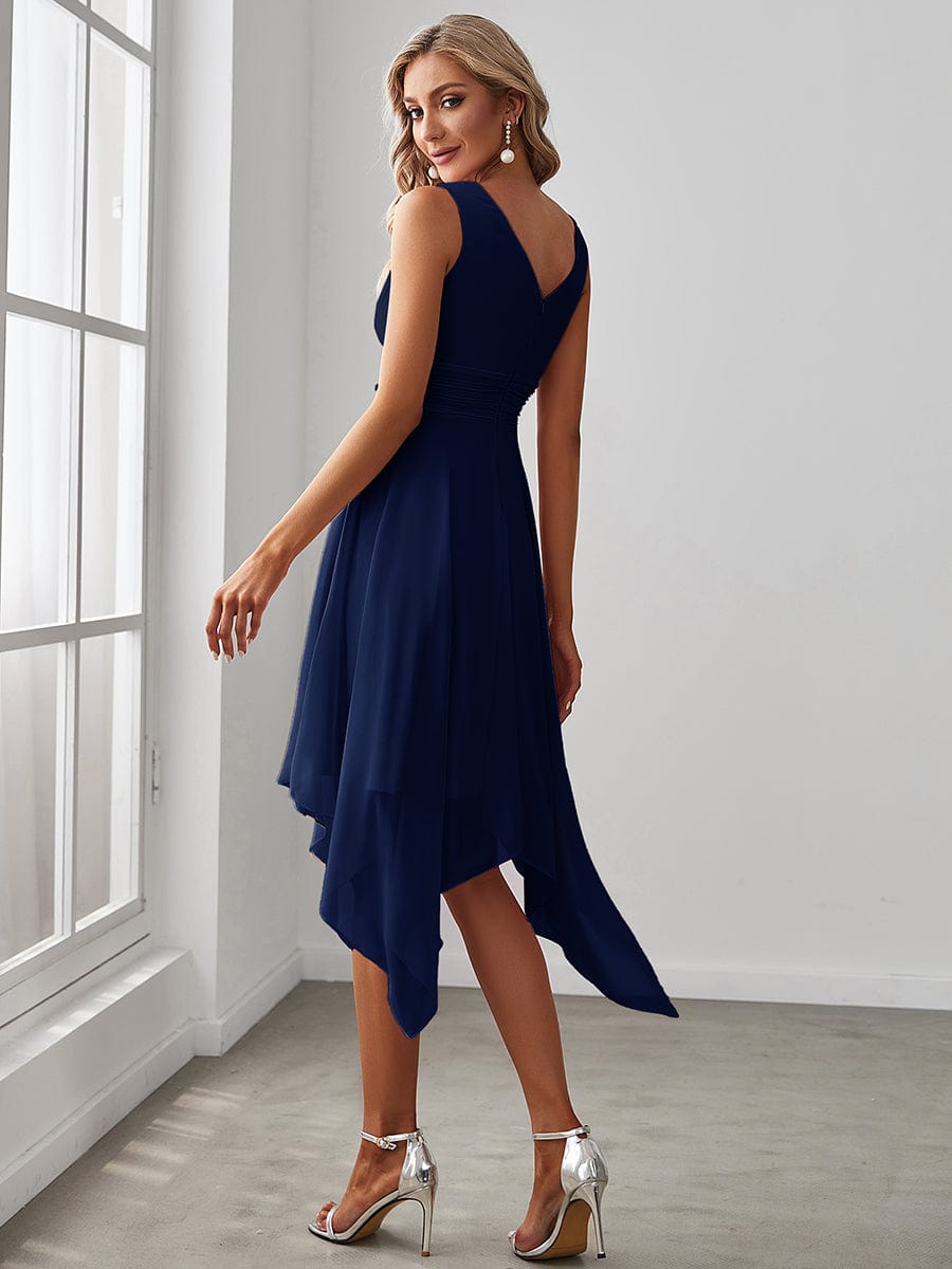 Navy Blue Bridesmaid Dresses #style_ES03143NB