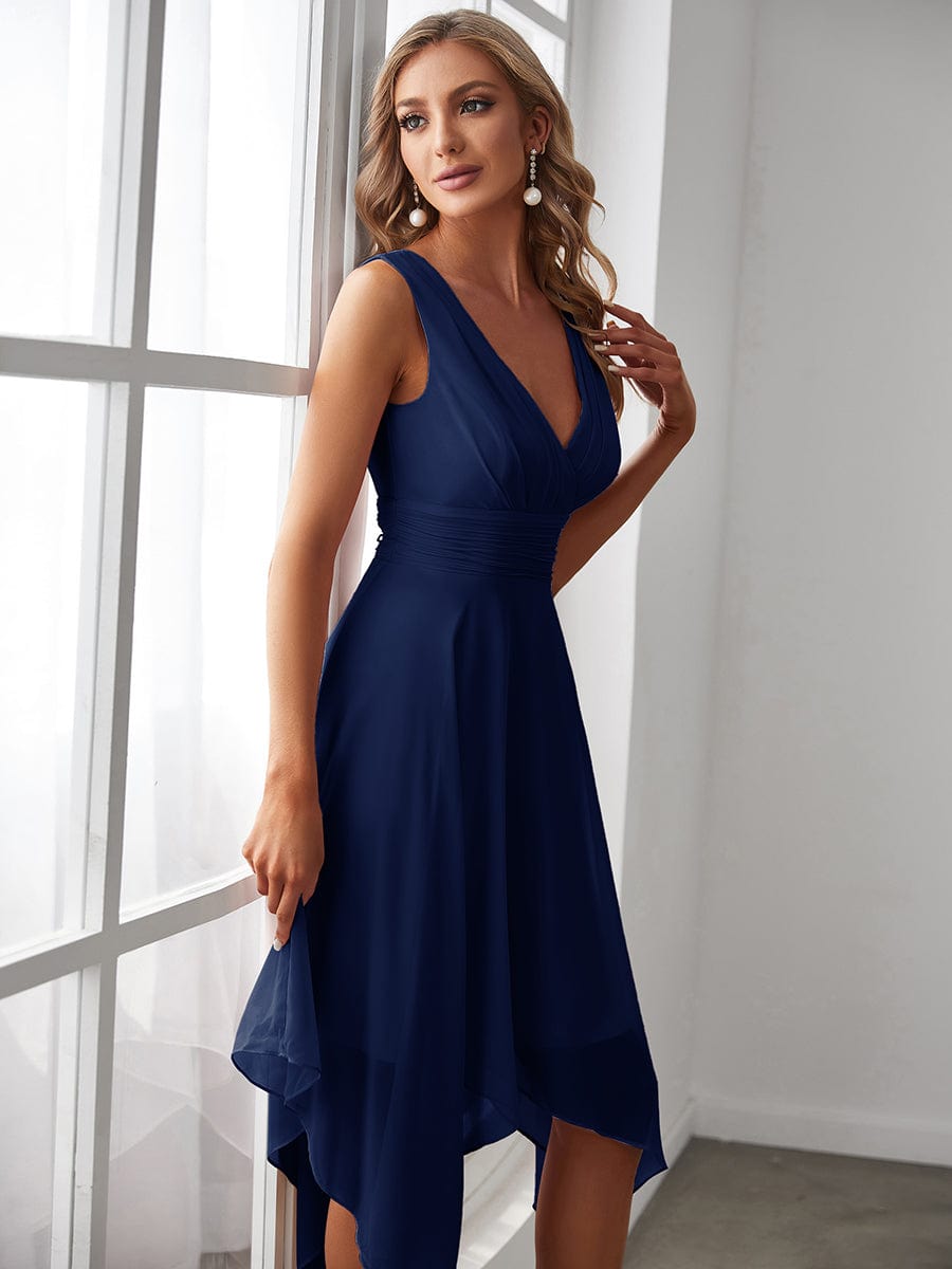 Navy Blue Bridesmaid Dresses #style_ES03143NB