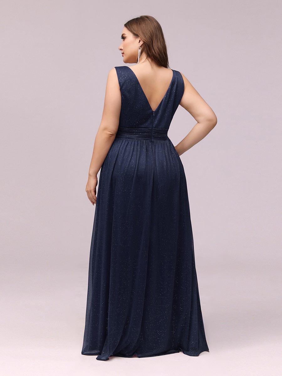 Navy Blue Bridesmaid Dresses #style_EZ07764NB