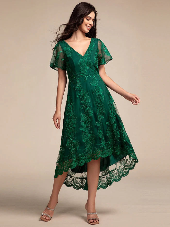 Elegant Emerald Green Christmas Dresses