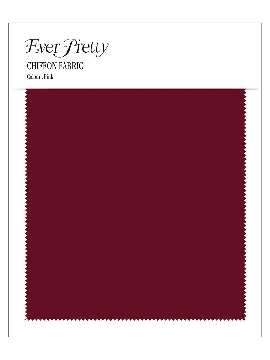 Ever-Pretty Chiffon Swatch #Color_Burgundy