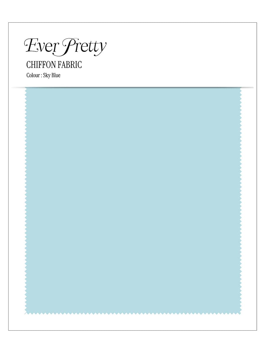 Ever-Pretty Chiffon Swatch #Color_Sky Blue