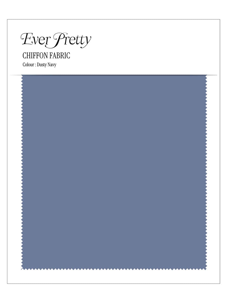 Ever-Pretty Chiffon Swatch #Color_Dusty Navy