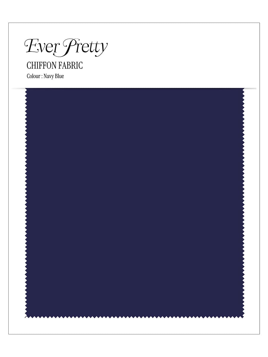 Ever-Pretty Chiffon Swatch #Color_Navy Blue