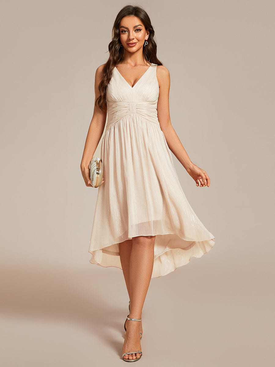 Pleated dress wedding guest best sale