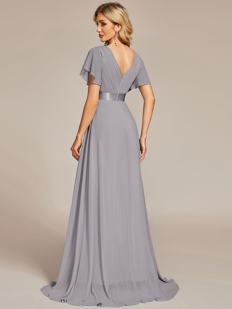 Grey Bridesmaid Dresses #style_EP09890GY