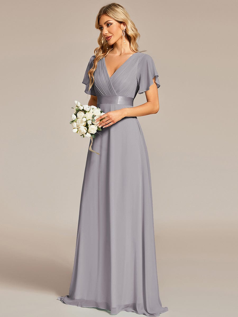 Grey Bridesmaid Dresses #style_EP09890GY