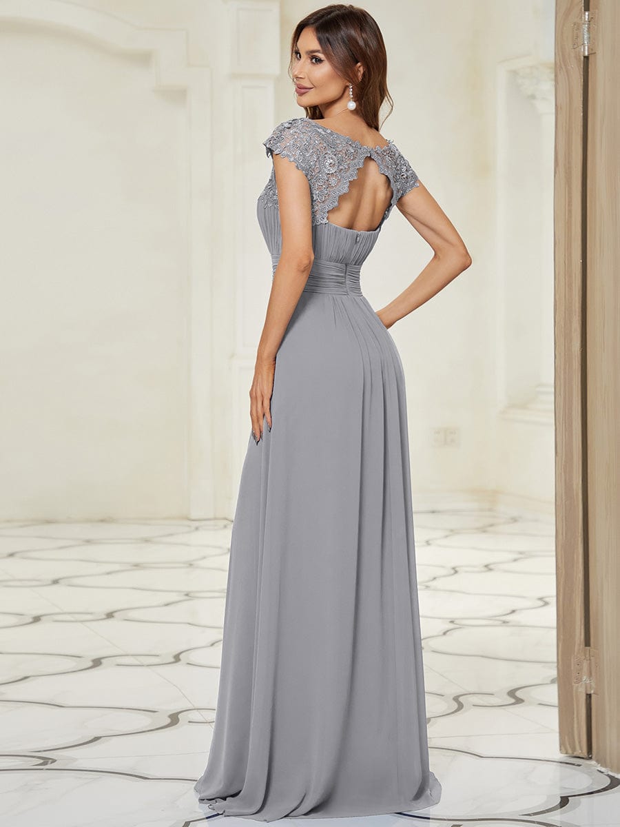 Grey Bridesmaid Dresses #style_EP09996GY