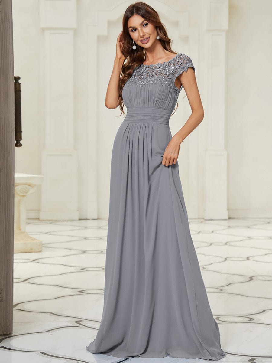 Grey Bridesmaid Dresses #style_EP09996GY