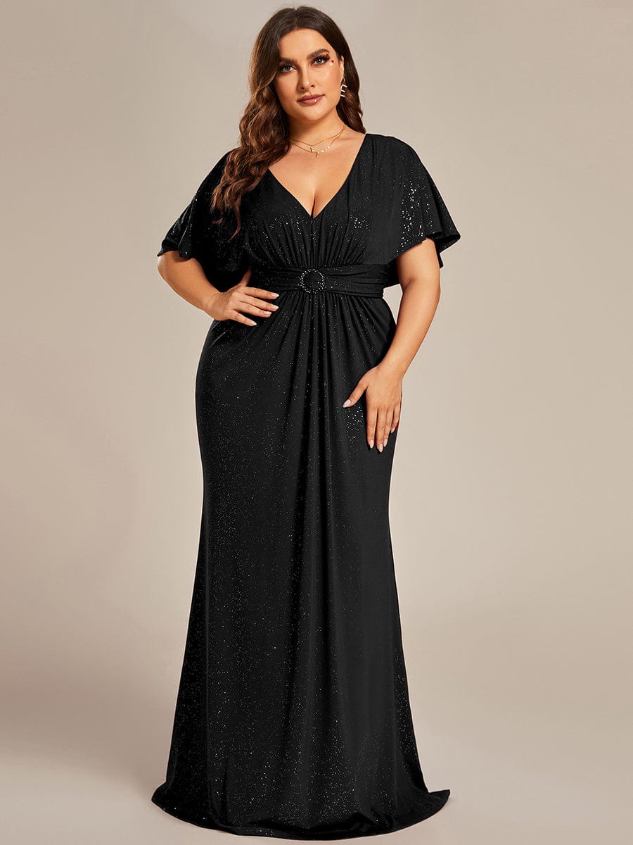 Plus Size Glitter Mermaid Evening Dress Ever Pretty UK