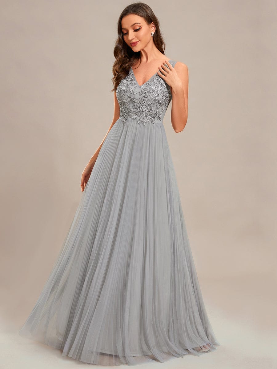 Grey petite bridesmaid on sale dresses