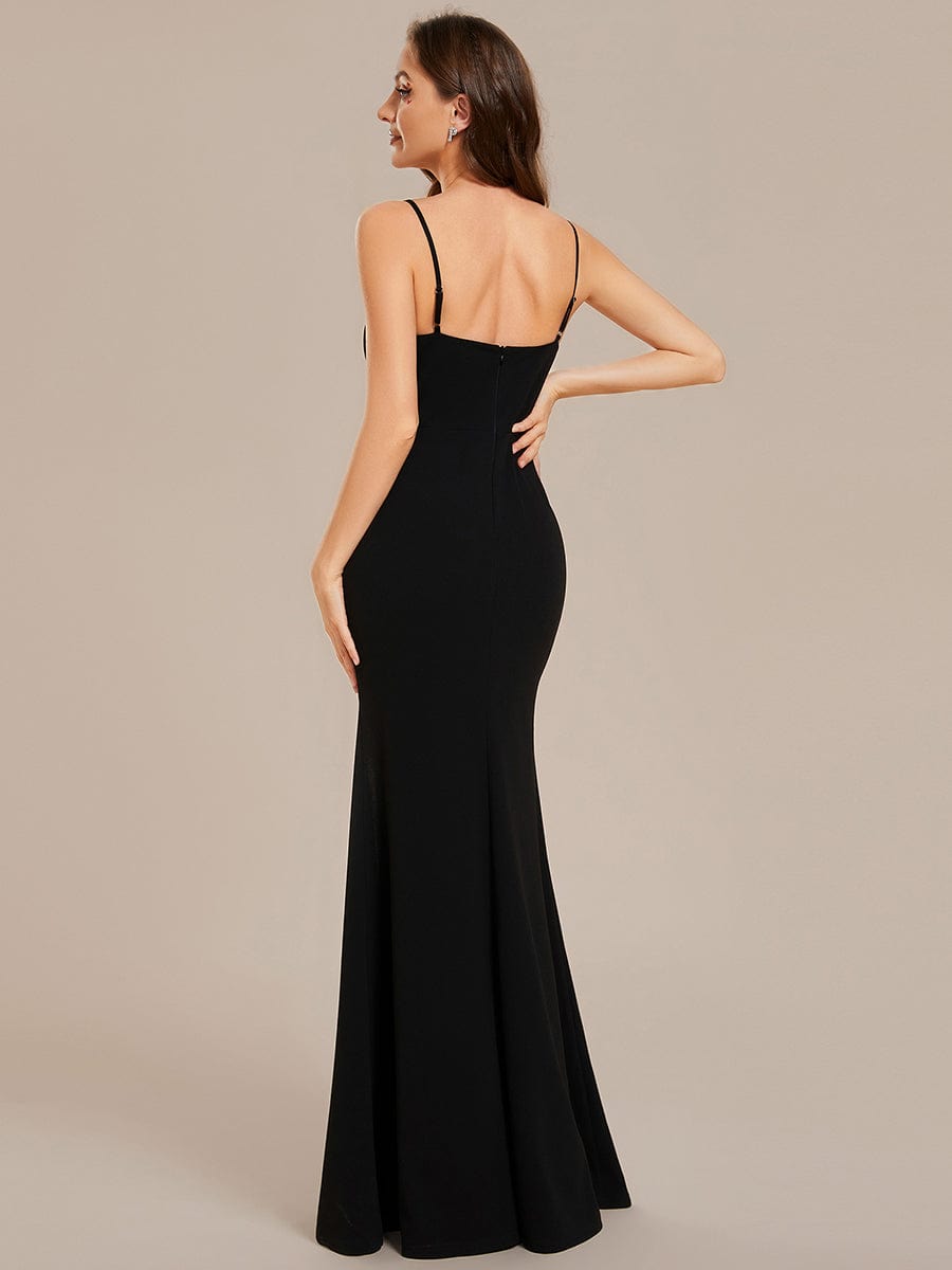 Black bodycon gown best sale