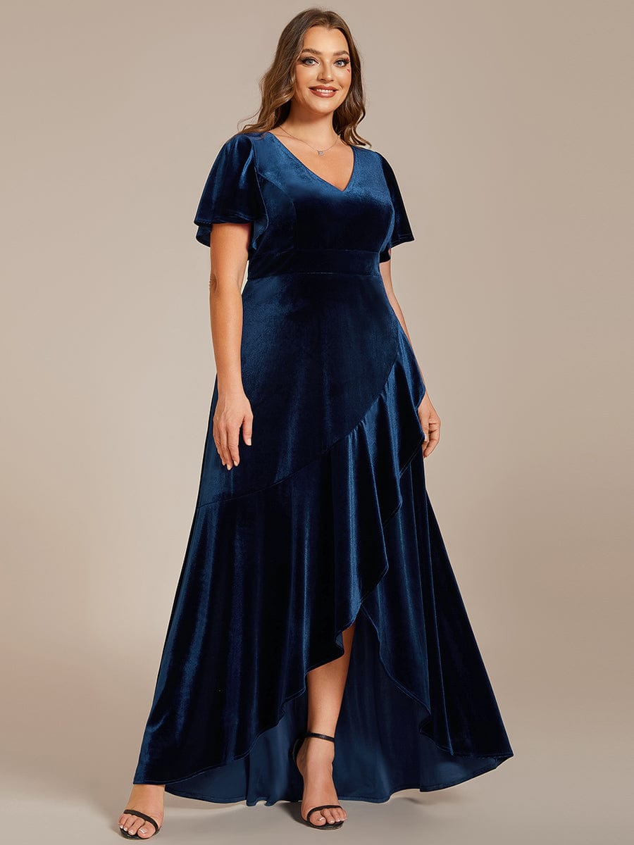 Plus size velvet maxi dress best sale