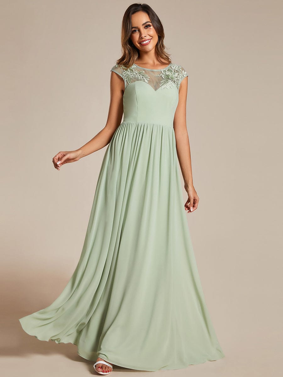 Chiffon evening gown hotsell