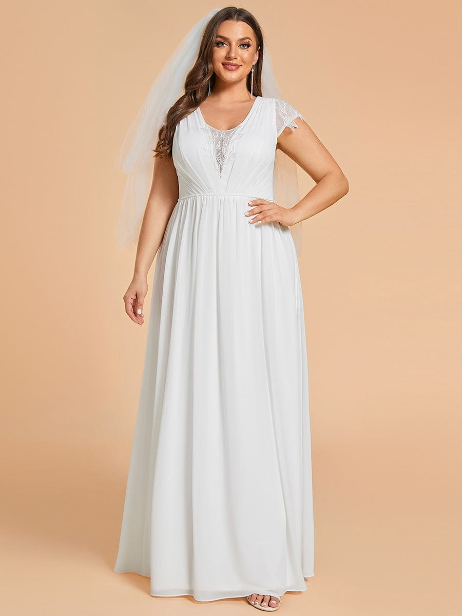Lace Corset Back Sweetheart Sleeveless Side Slit Wedding Dress