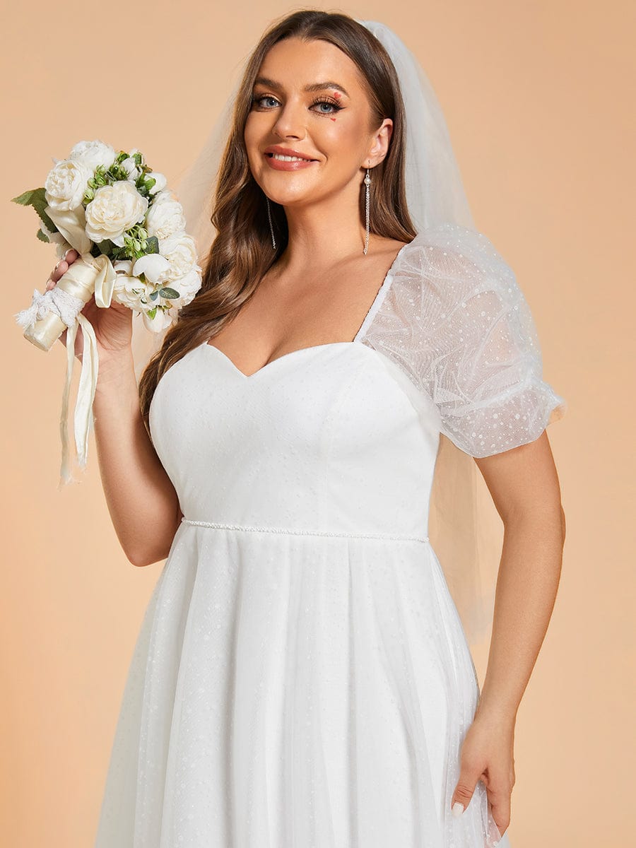 Cheap white dress plus size best sale