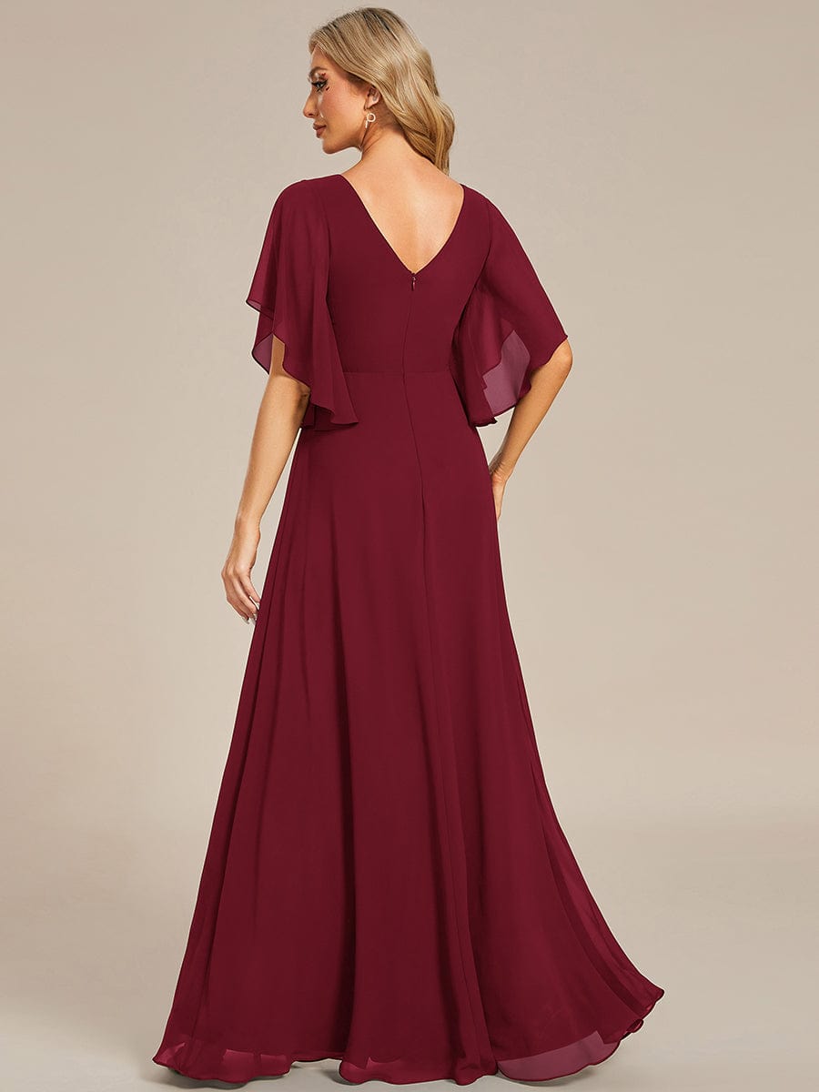 Burgundy Concert Dresses #style_EM02033BD