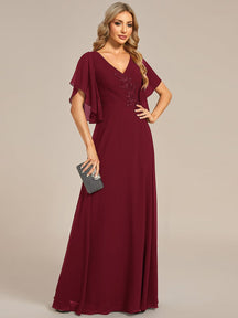 Burgundy Concert Dresses #style_EM02033BD