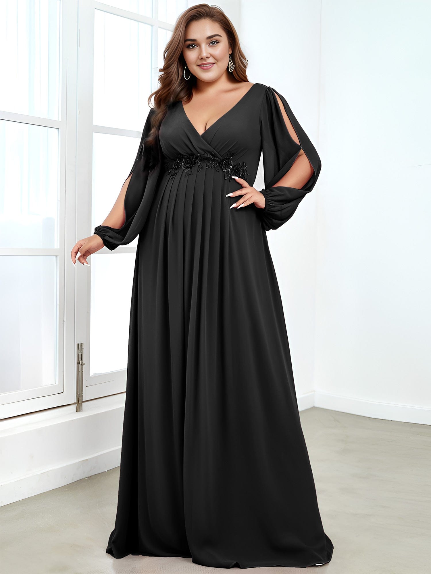 Black Concert Dresses #style_EP00461BK