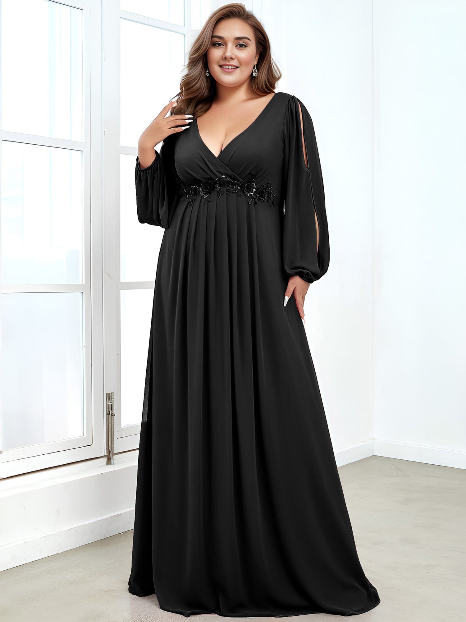 Black Concert Dresses #style_EP00461BK