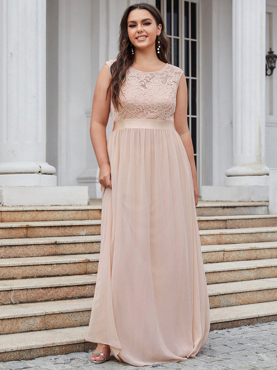 Blush Bridesmaid Dresses #style_EP00646BH