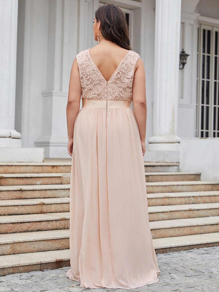 Blush Bridesmaid Dresses #style_EP00646BH