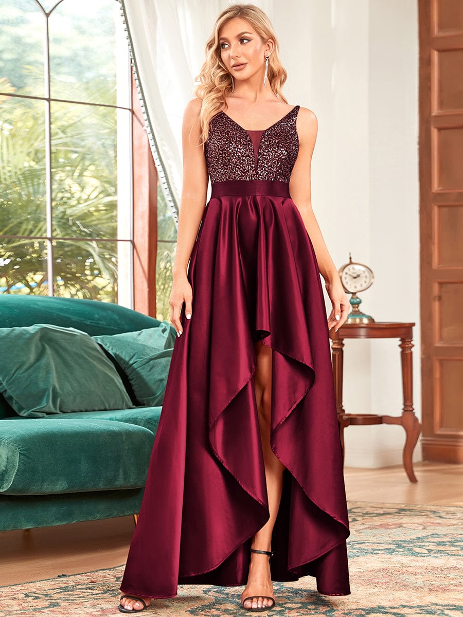 Cheap maroon prom dresses best sale