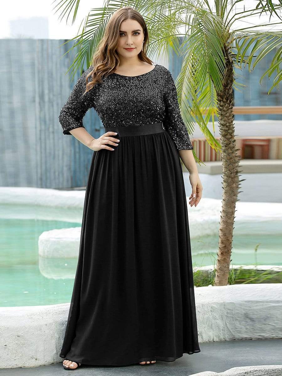 Black Concert Dresses #style_EP00683BK