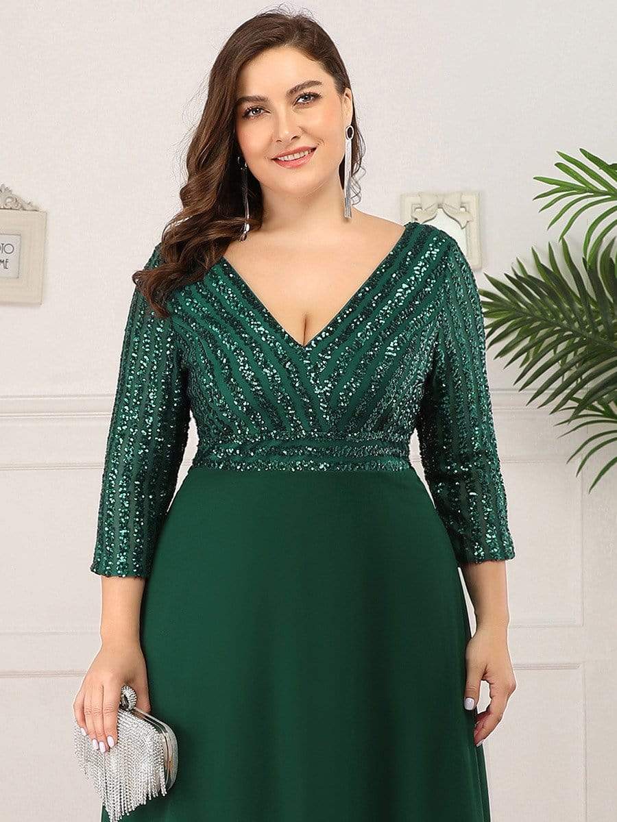 Dark Green Concert Dresses #style_EP00751DG