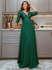 Dark Green Concert Dresses #style_EP00751DG