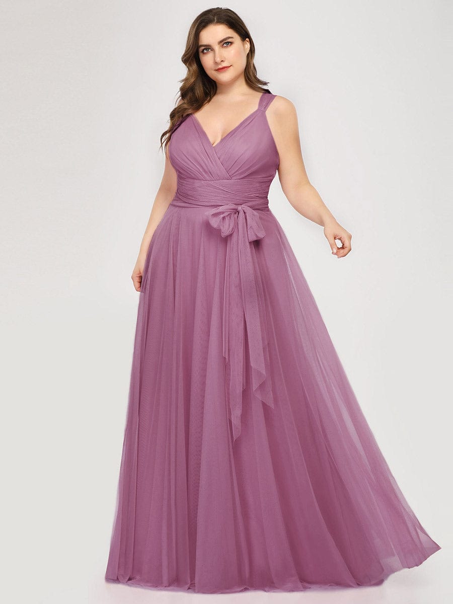 Purple Orchid Bridesmaid Dresses #style_EP07303OD