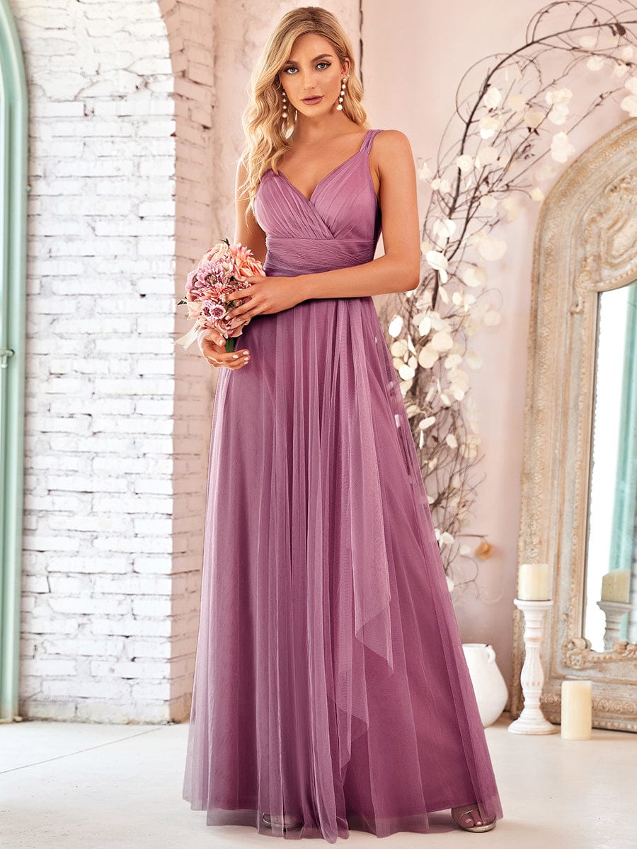 Purple Orchid Bridesmaid Dresses #style_EP07303OD