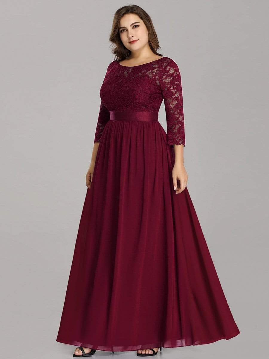 Burgundy Concert Dresses #style_EP07412BD