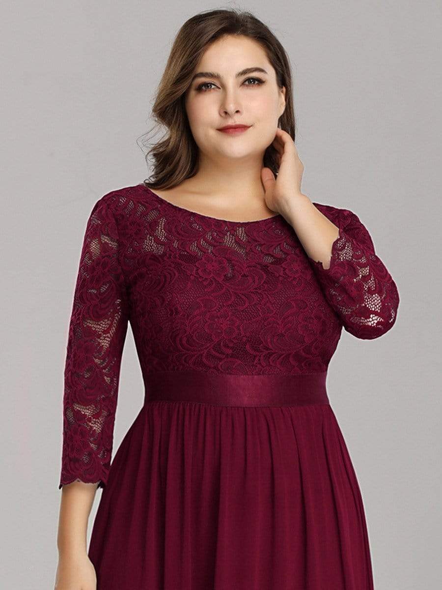 Burgundy Concert Dresses #style_EP07412BD