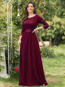 Burgundy Concert Dresses #style_EP07412BD