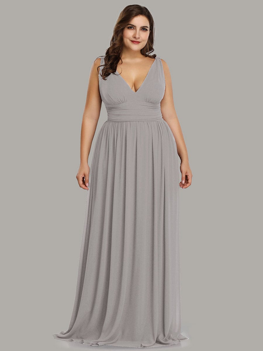 Grey Bridesmaid Dresses #style_EP09016