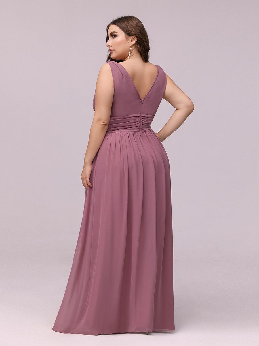 Purple Orchid Bridesmaid Dresses #style_ES09018OD